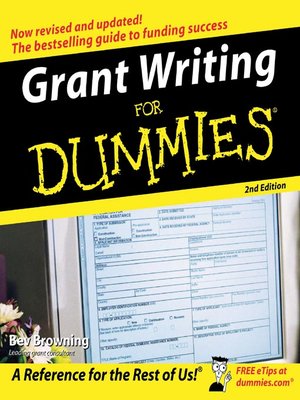 cover image of Grant Writing for Dummies&#174;